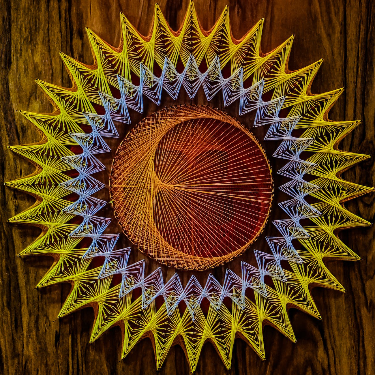 mandala string art