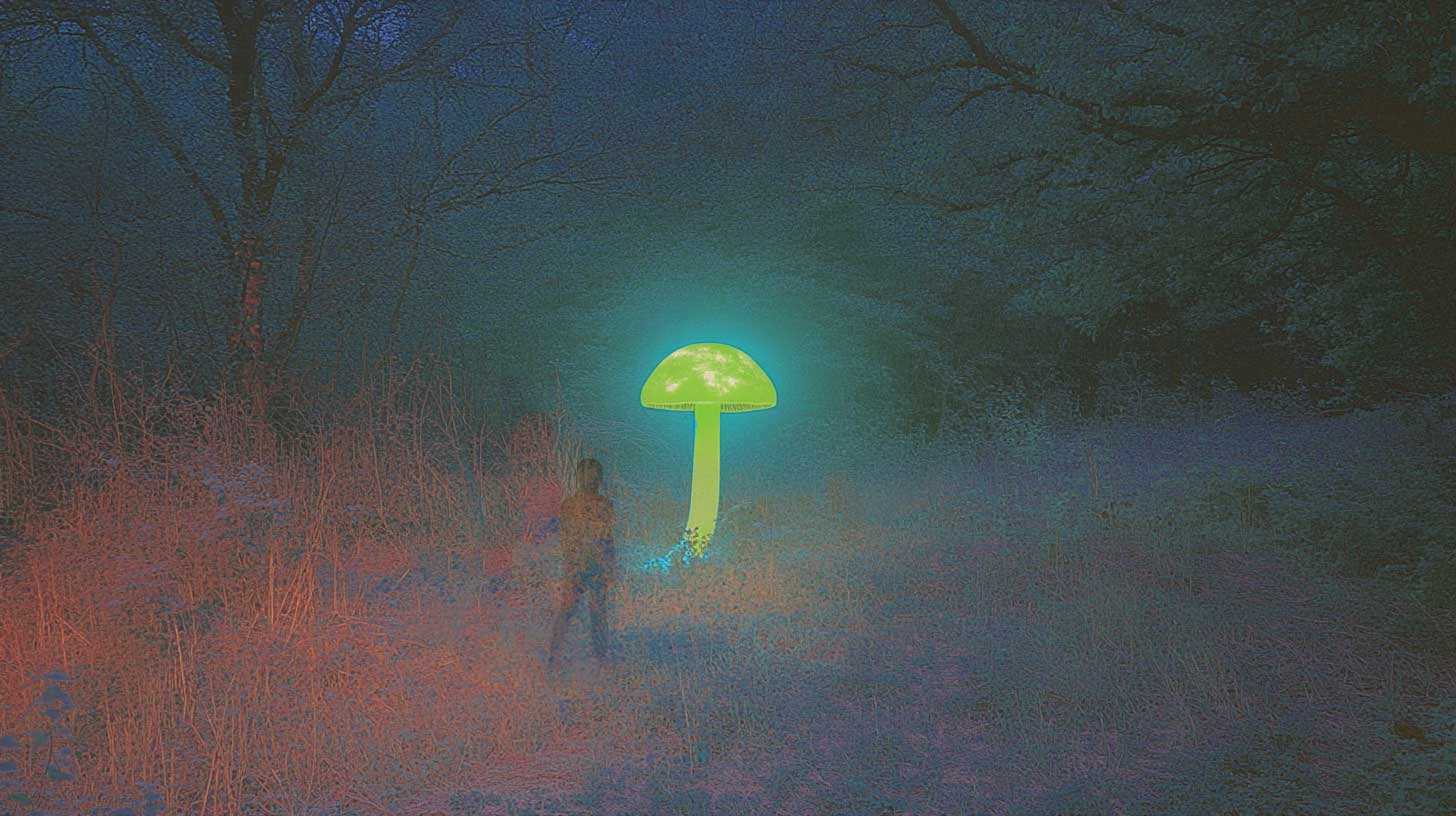 Glow-in-the-Dark Wood Powered by Fungi